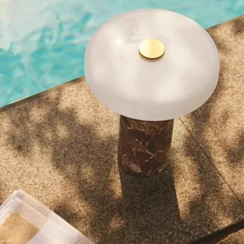 Marmolux™ | Kabellose Design-Tischlampe