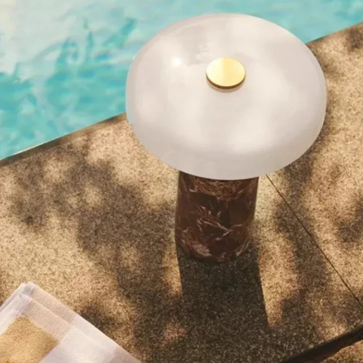 Marmolux™ | Kabellose Design-Tischlampe