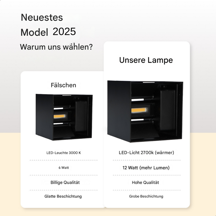 Noiralux™ | LED Up-&amp;-Down-Wandleuchte