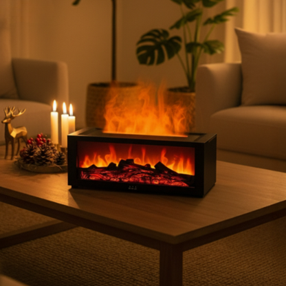 FlammaLuxe™ | Nordisches Flammenlicht & Duftsystem