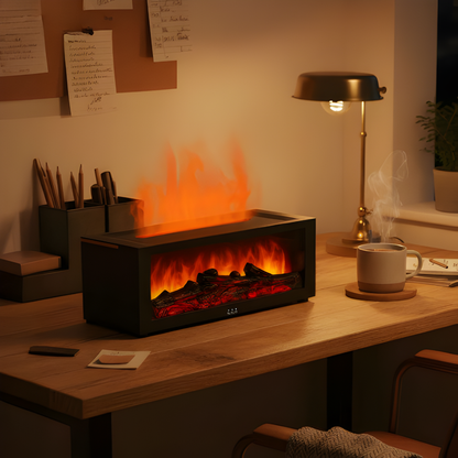 FlammaLuxe™ | Nordisches Flammenlicht & Duftsystem