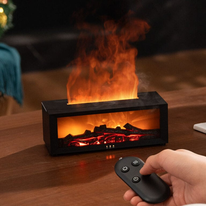 FlammaLuxe™ | Nordisches Flammenlicht & Duftsystem