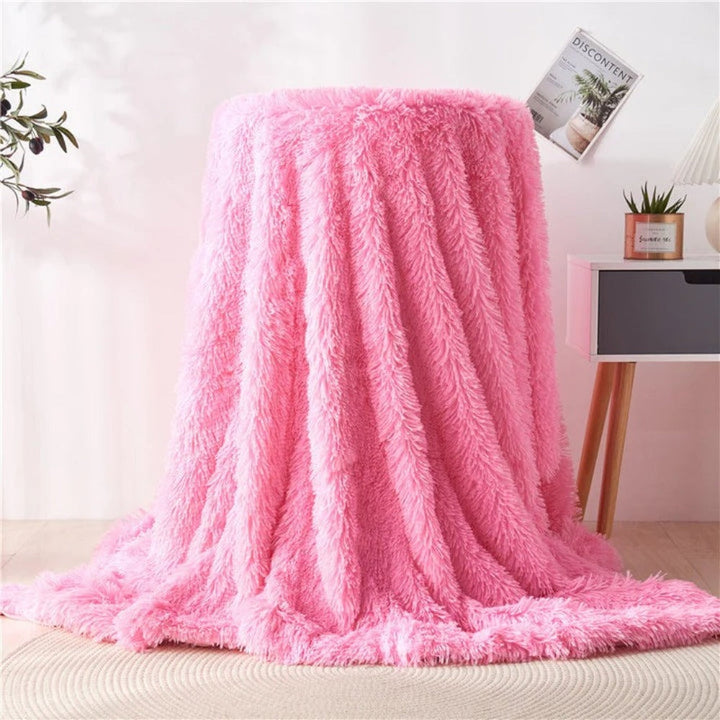 Kuscheldecke aus weichem Kunstfell
