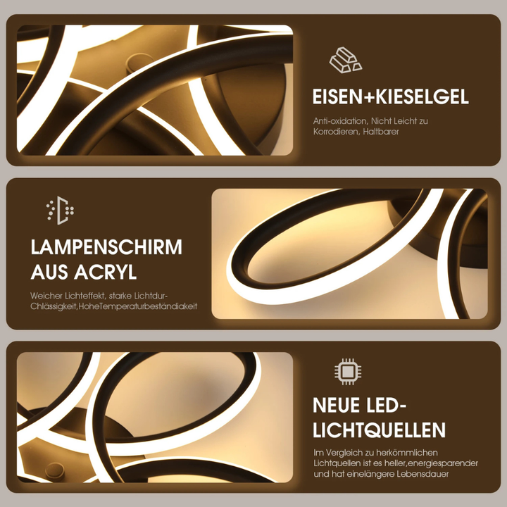Florévia™ | LED Deckenleuchte im Blumen-Design