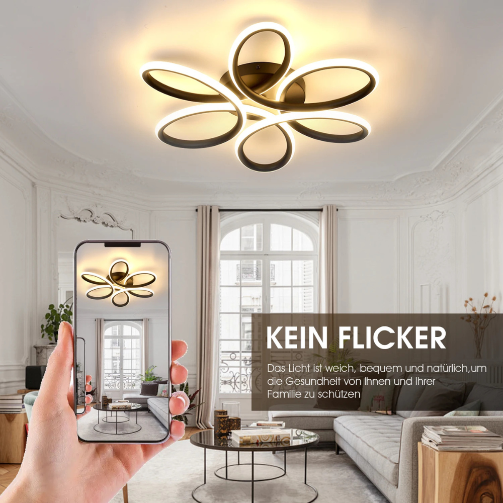 Florévia™ | LED Deckenleuchte im Blumen-Design