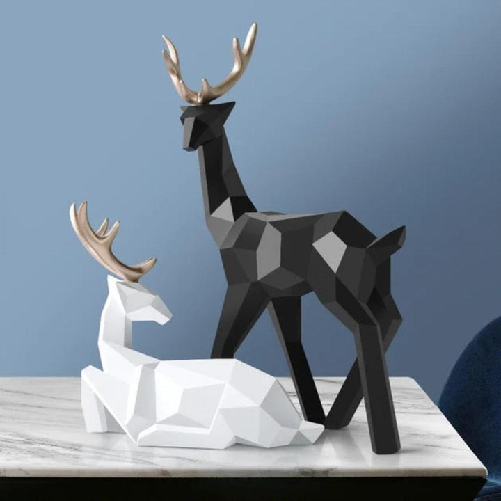 Geometrische Hirschfigur