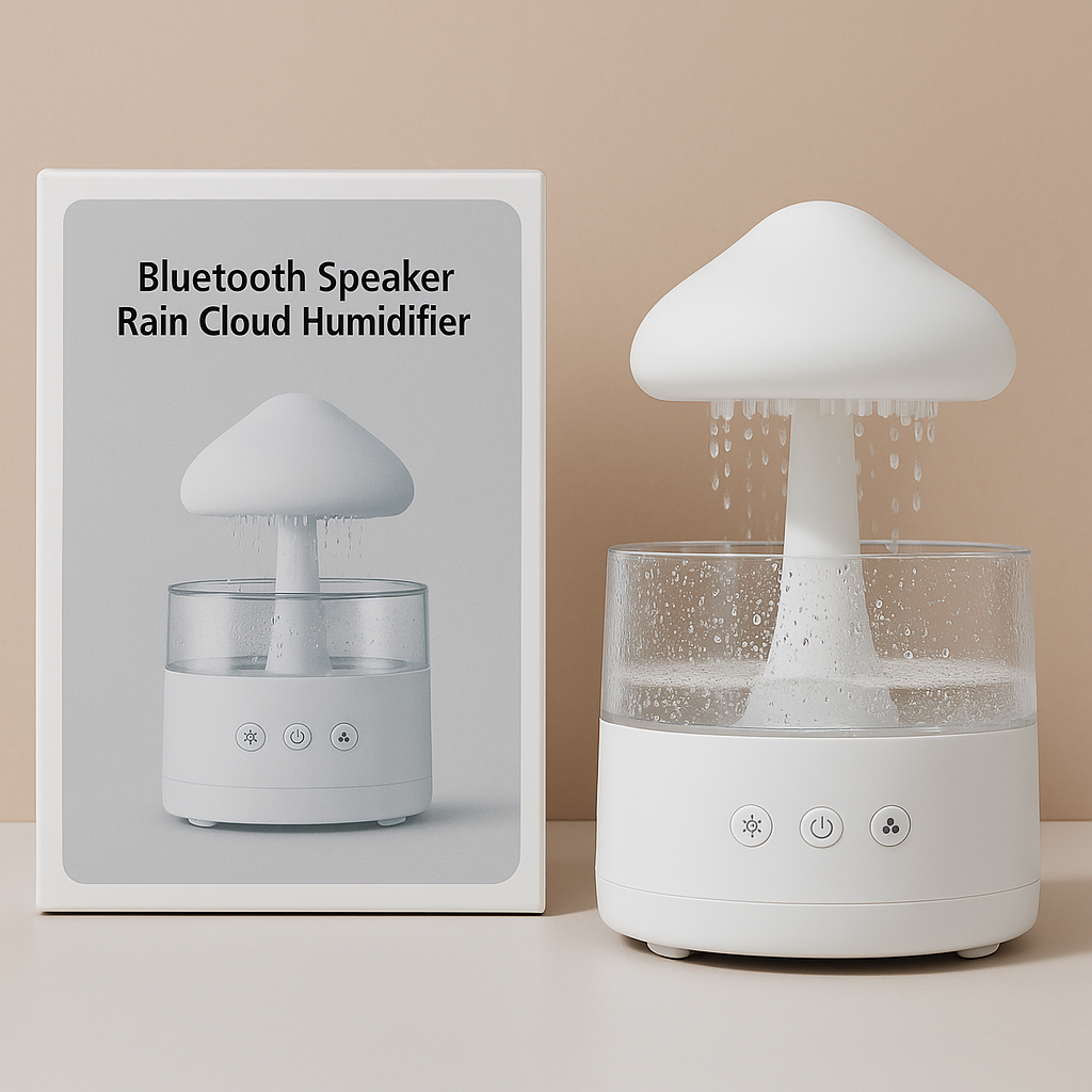 Nimbu™ | Beruhigende Regenlampe mit Duftfunktion