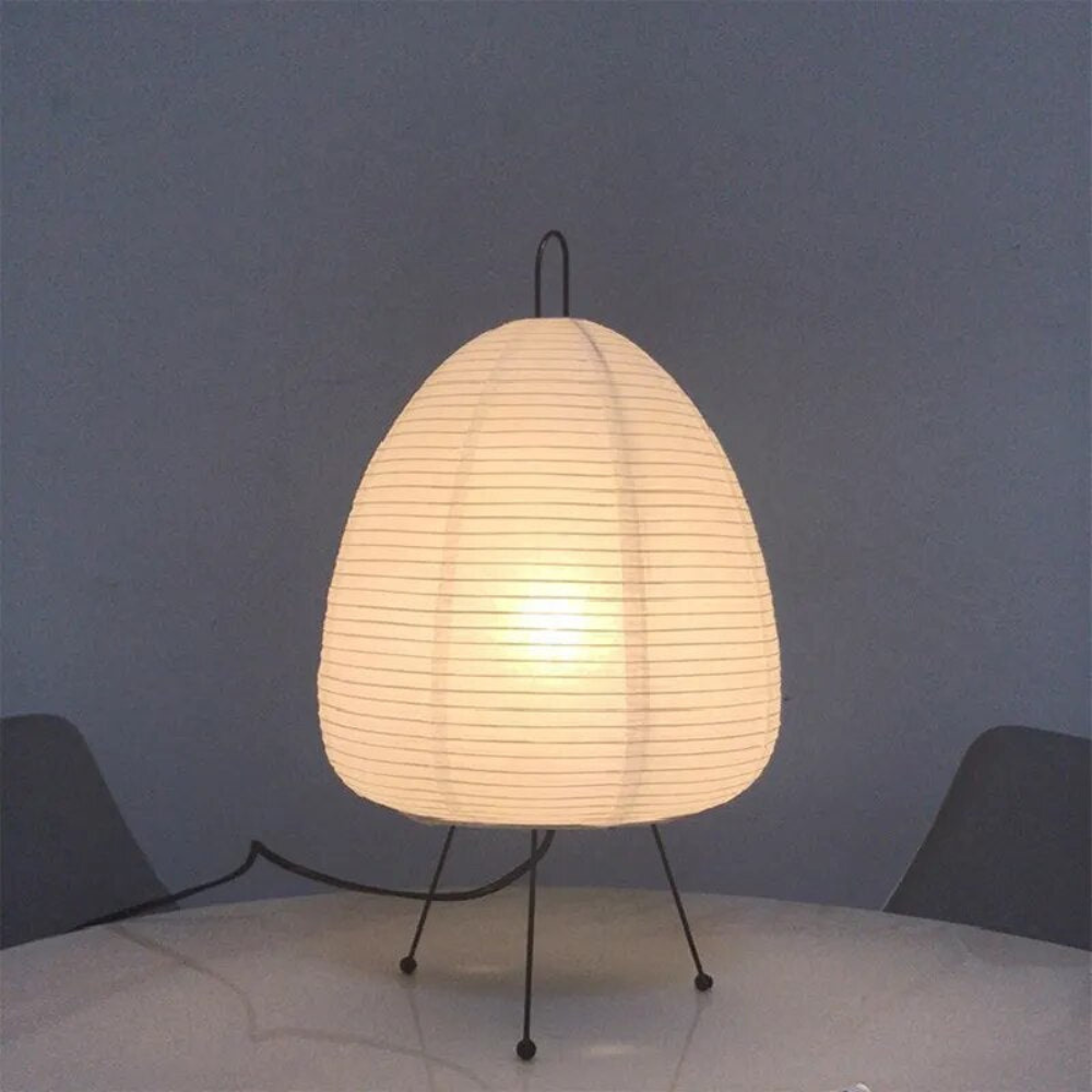 Savora™ | Wabi-Sabi Reispapier-Tischlampe