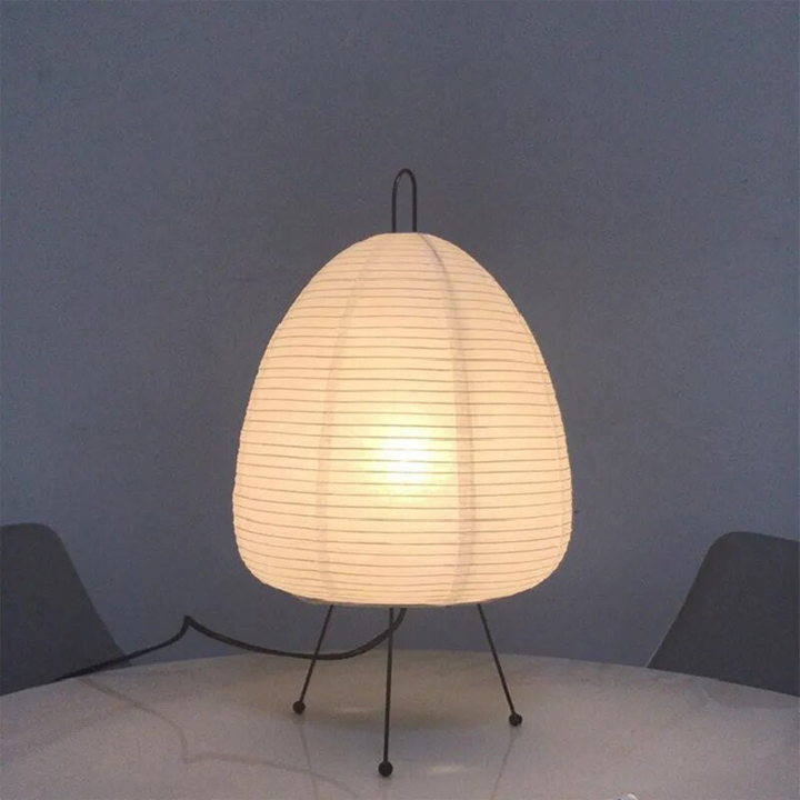 Savora™ | Wabi-Sabi Reispapier-Tischlampe