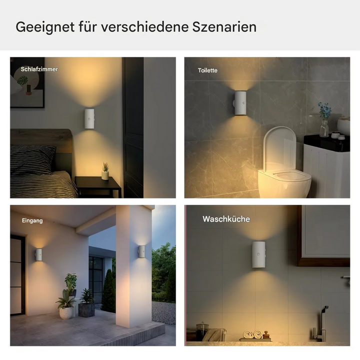 SensoraGlow™ | RGB LED-Sensorwandleuchte