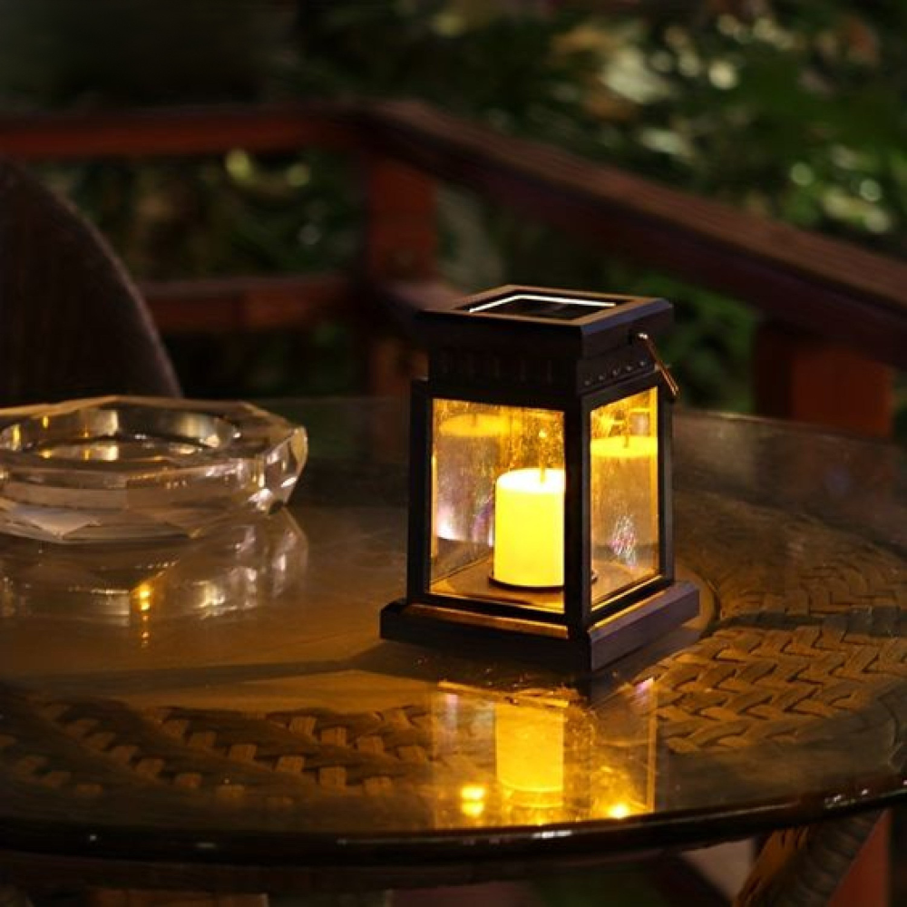 Solvintage™ | Vintage Solar-Gartenlaterne Kerze