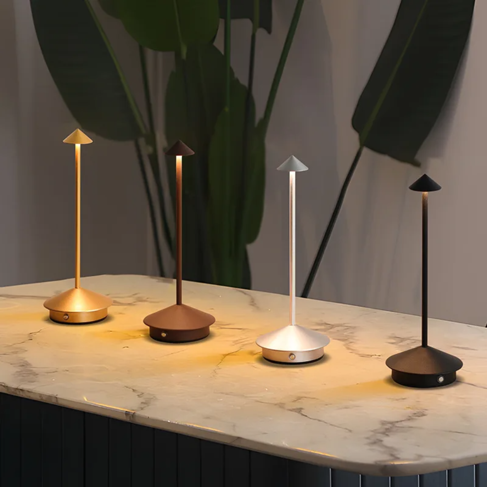Aluréa™ | Kabellose LED-Akku Tischlampe