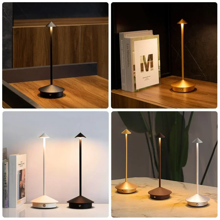 Aluréa™ | Kabellose LED-Akku Tischlampe