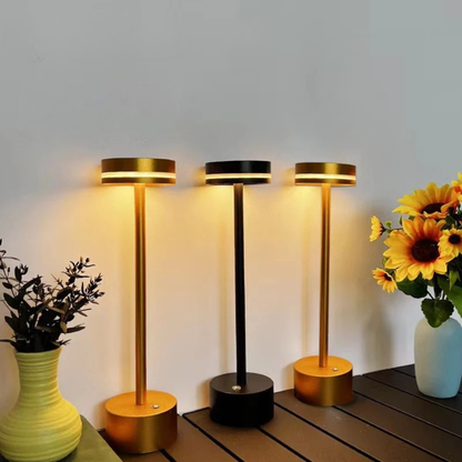 Kabellose LED Tischlampe mit Akku – Touch Dimmer, USB-C, Warm- & Neutralweiß, Moderne Design Tischleuchte für Wohnzimmer & Schlafzimmer