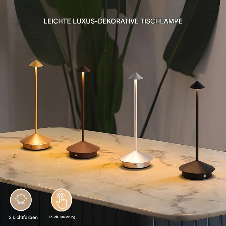 Aluréa™ | Kabellose LED-Akku Tischlampe