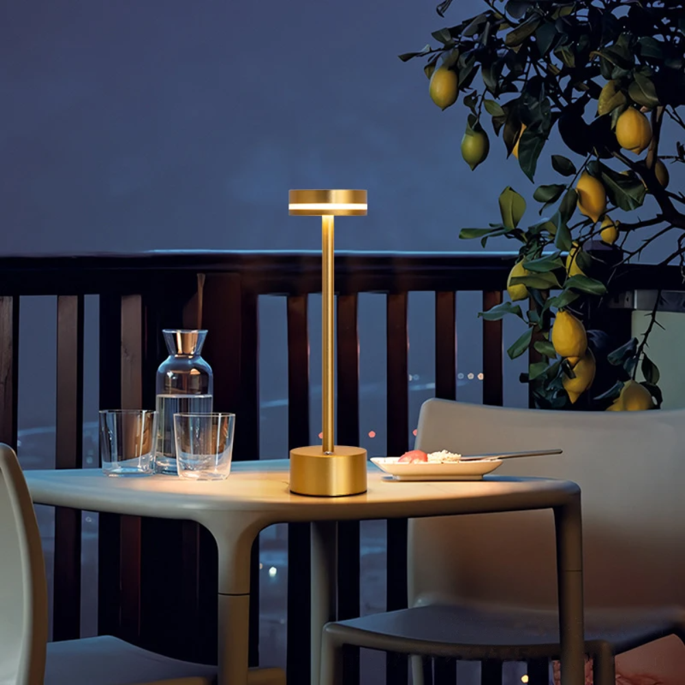 Kabellose LED Tischlampe mit Akku – Touch Dimmer, USB-C, Warm- & Neutralweiß, Moderne Design Tischleuchte für Wohnzimmer & Schlafzimmer