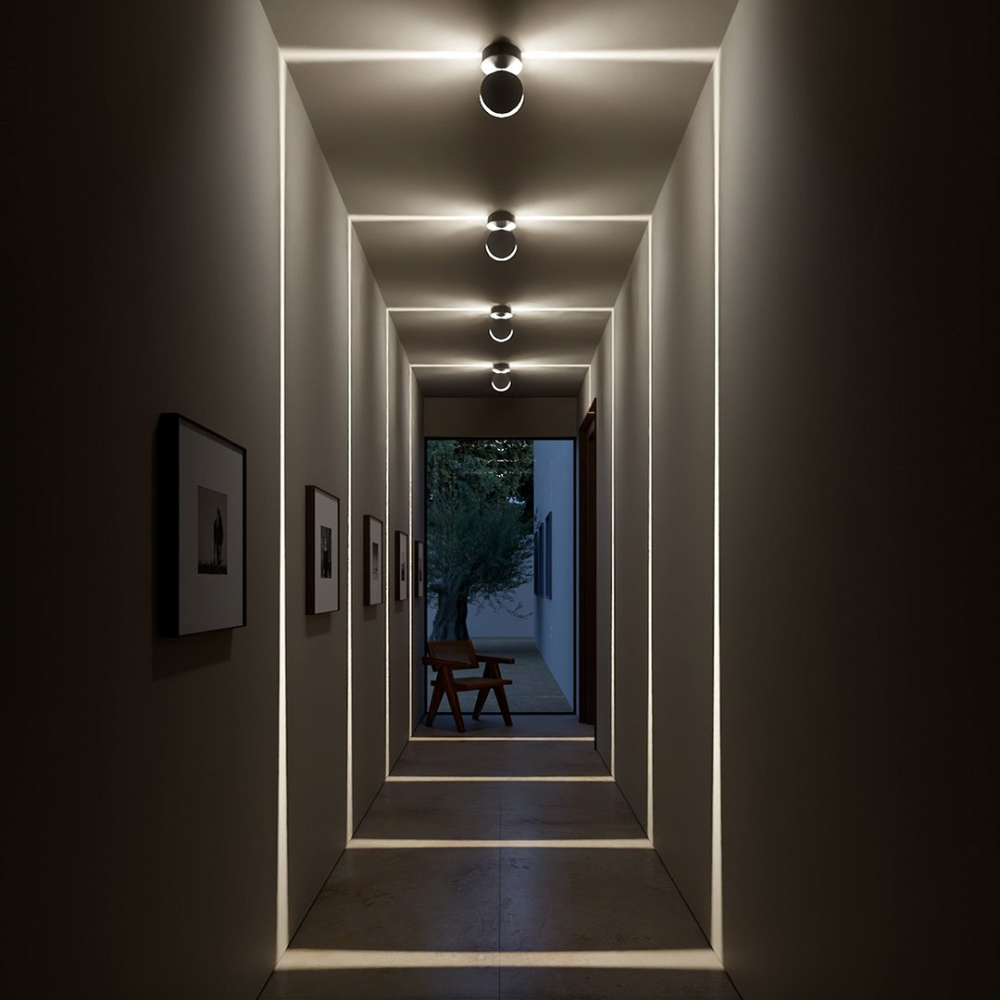Velunéa™ | Minimalistische LED-Wandleuchte Schwarz
