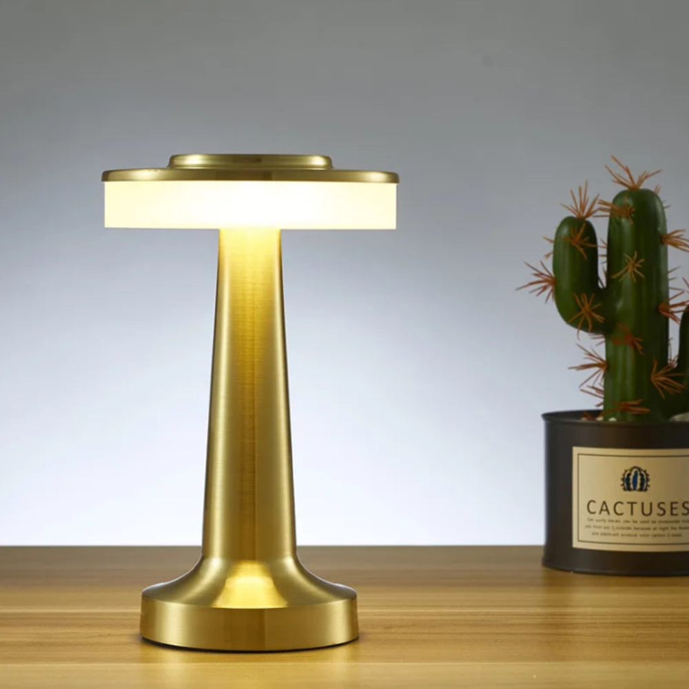 Touchlix™ | Kabellose LED-Akku Tischlampe Gold
