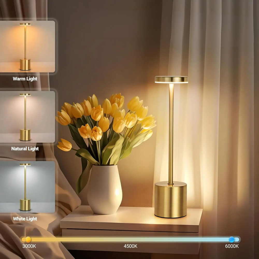 Lunovix™ | Kabellose LED-Design Tischlampe