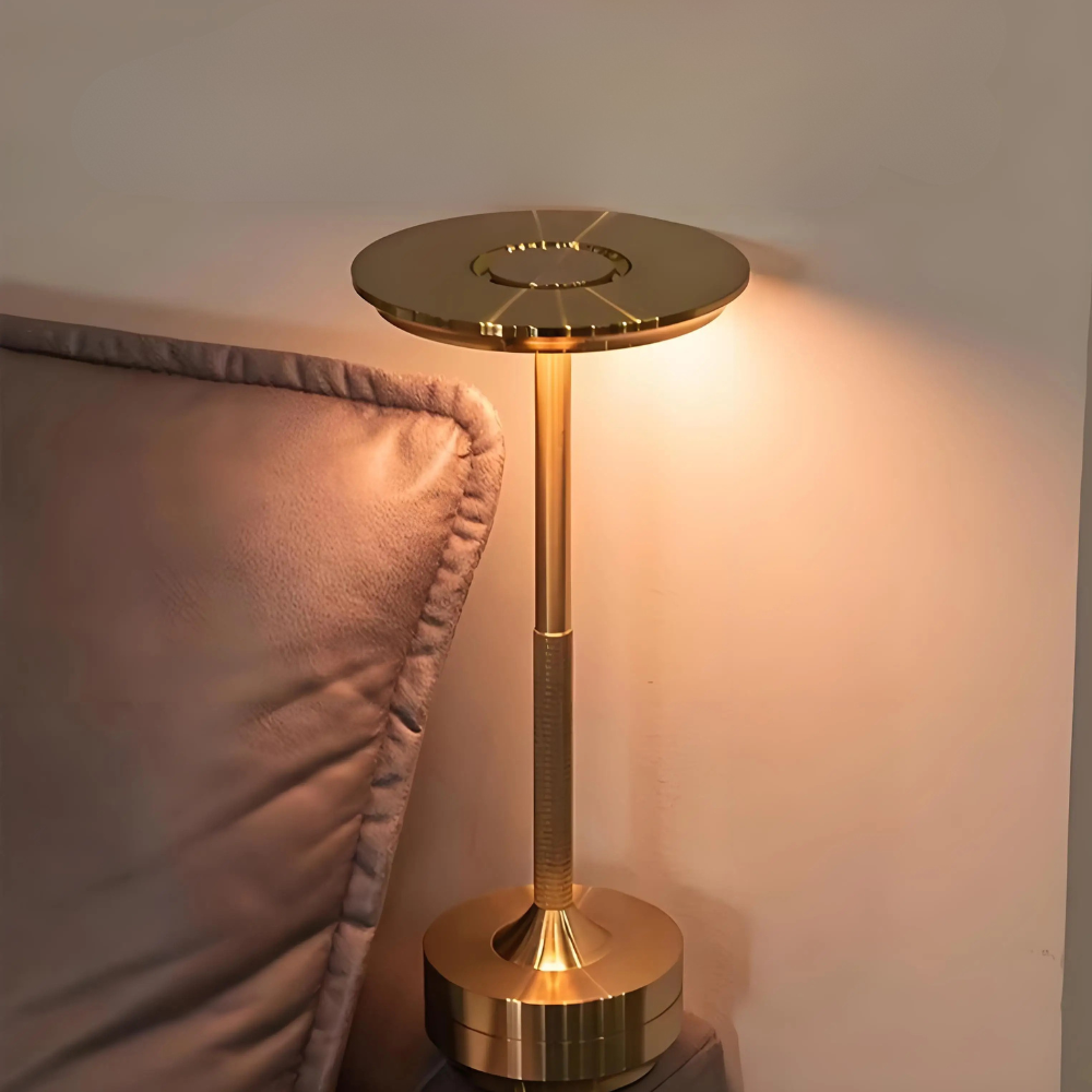 Portavéa™ | Kabellose LED-Design Tischlampe Gold