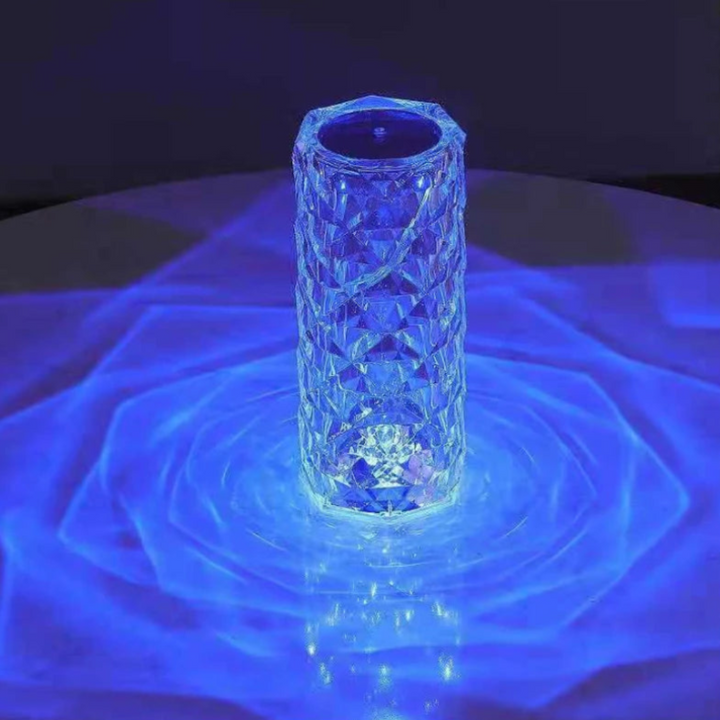 Crystaléa™ | Wiederaufladbare Kristall-LED Tischlampe
