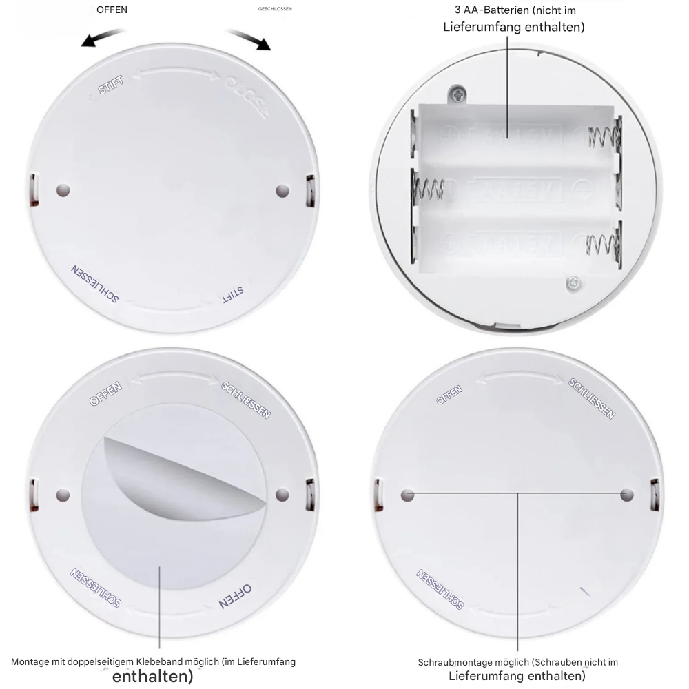 Glowiq™ | Kabelloser RGB LED-Spot