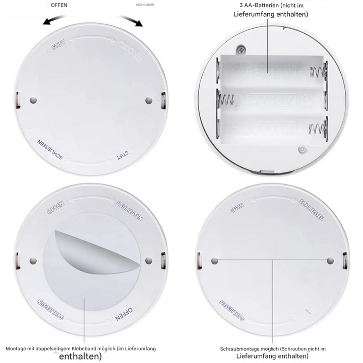 Glowiq™ | Kabelloser RGB LED-Spot
