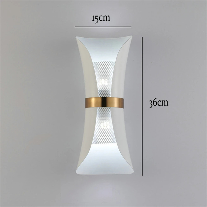 Aurévora™ | Up-&amp;-Down Designer-Wandleuchte