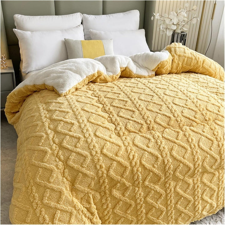 Besonders dicke Sherpa-Decke