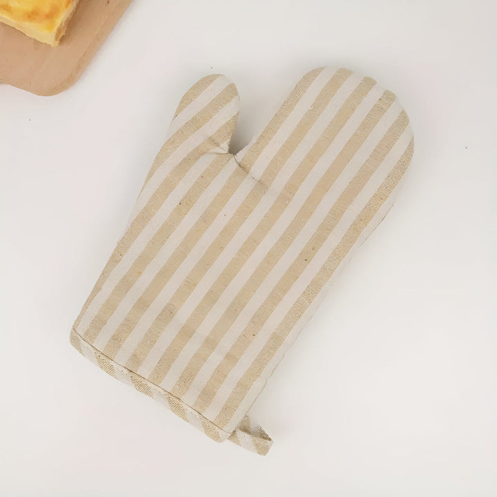 Ofenhandschuh mit Streifen und Silikon-Noppen